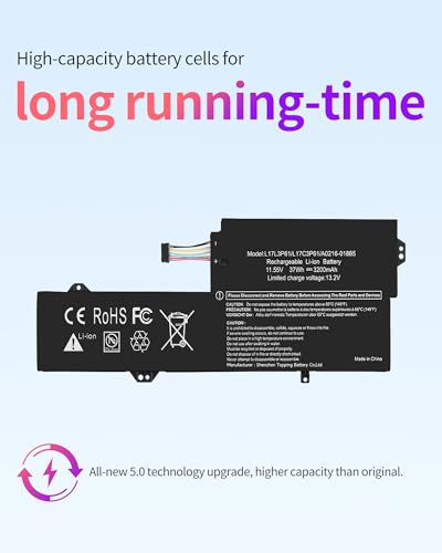 ASMARK L17L3P61 Battery Replacement for Lenovo IdeaPad 320S-13IKB Yoga 720-12IKB L17L3P61 L17M3P61 L17C3P61 Laptop Battery