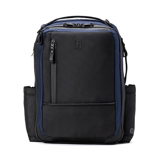 Travelpro Altitude Slim Expandable Travel Laptop Backpack 20-24L, 16 Inch - color: Aviator Navy