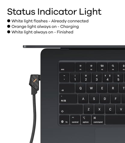 Aulumu M07 240W USB-C to USB-C Carbon Fiber Cable | USB 3.1 Gen2 10Gbps | 4K@60Hz Video Output Fast Charging | For iPhone 17/16/15 Pro Max, NVMe SSD, Galaxy S25/S24/S23 Ultra, MacBook Pro -Black 6.6FT - size: 6.6ft, style: Black - Carbon Fiber