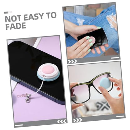 FRCOLOR 6pcs Screen for Electronics Lens Cleaning Cloths Surface Glasses Tool Phone Screen Dust Brush Hanging Ornament