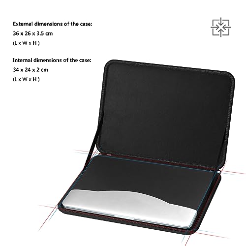 Smatree Hard Laptop Sleeve Case for 14 inch Lenovo Yoga 7i/7 2-in-1 Gen 10/9, for 14 inch Yoga Pro 7, for ThinkPad P14s Gen 6/5, for 14inch HP Fortis G11/G10 Chromebook - size: For 14 inch Lenovo Yoga 7i/7