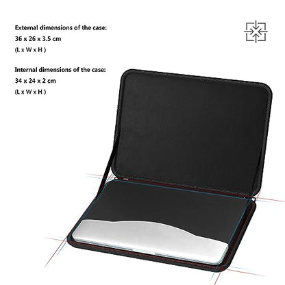 Smatree Hard Laptop Sleeve Case for 14 inch Lenovo Yoga 7i/7 2-in-1 Gen 10/9, for 14 inch Yoga Pro 7, for ThinkPad P14s Gen 6/5, for 14inch HP Fortis G11/G10 Chromebook - size: For 14 inch Lenovo Yoga 7i/7