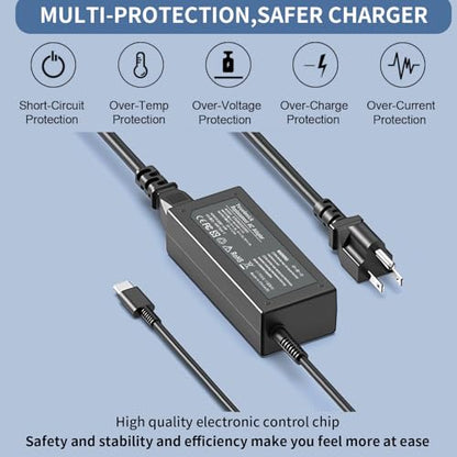 65W USB C Laptop Charger Replacement for Dell Laptop/Computer/Chromebook | and All 65 Watt/45W USB Type C Power Adapter