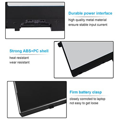 68Wh 3HWPP 15.2V Battery for Dell Latitude 5501 5510 5511 5401 5410 5411 E5410 E5510 E5401 E5501 E5411 E5511 Precision 3551 3541 for Inspiron 17 7500 7506 2-in-1 Black 451-BCMN 10X1J N2NLL 1VY7F 3YNXM - size: 68Wh 3HWPP 15.2V