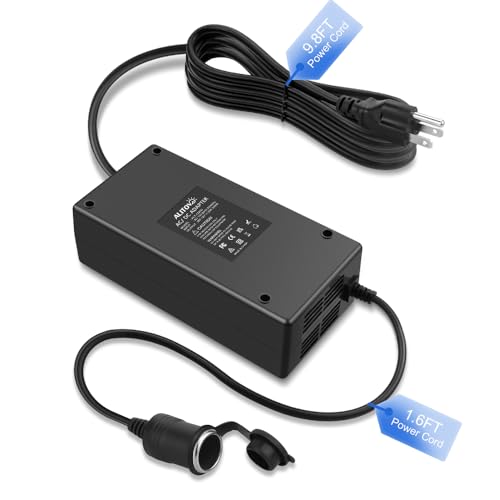 ALITOVE AC to DC Converter 110V to 12V 20.8A 250W(Pro Max) Car Plug to Wall Plug Adapter 120V AC to DC 12 Volt 20A 15A 10A Power Supply Adapter for Car Refrigerator Tire Inflator Vacuum Cleaner - size: 20A(250W Pro Max)
