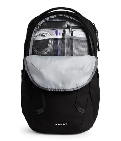 The North Face Women's Vault Everyday Laptop Backpack - Commuter Travel Bag, Water-Repellent, Spacious Main Compartment, TNF Black-NPF, One Size - color: Tnf Black-npf