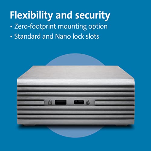 Kensington SD5780T Thunderbolt 4 Dual 4K Docking Station with up to 100W Power Delivery & SD Card Reader, HDMI & Thunderbolt 4 Ports for Windows and MacBooks (K33040NA) | 100W power delivery, SD card reader, HDMI and Thunderbolt 4 ports, for Windows and M