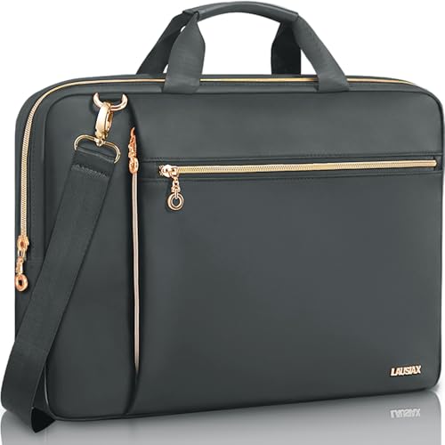 Laptop Bag Case for Women Men Messenger Briefcase Bag, 15.6 16 Inch | Compatible with MacBook Pro M5/HP OmniBook Omen Envy/Dell Pro Inspiron/Lenovo Yoga IdealPad, Carrying Computer Bag, Grey - color: Heather Grey, size: 15.6 inch
