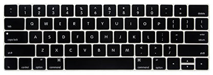 Se7enline Compatible with MacBook Pro 13 inch Case A1706/1989/A2159 Touch Bar 2019/2018/2017/2016 Glitter Bling Shining Hard Cover with Sleeve Bag&Keyboard Skin&Screen Protector&Dust Plug,Black - color: Glitter Black, size: 13 inch (2016-2019 Version)