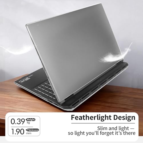 Laptop Case Set for ASUS TUF Gaming F16 (2025) 16 inch Scratch-Resistant & Drop-Resistant Hard Shell Frosted Transparent Protective Cover + Keyboard Cover