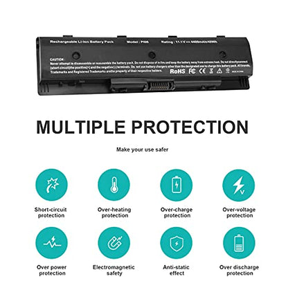 PI06 PI09 710416-001 710417-001 Laptop Battery for HP Envy 15 15T 17 Pavilion 14-E000 15-E000 17-E000 17-E100 17Z-E100, HSTNN-LB4N HSTNN-UB4N M7-J020DX 17-E020US M6-N012DX TPN-L112 M6-N010DX 17T-J100 - size: 8.07*2.05*0.83inch PI06