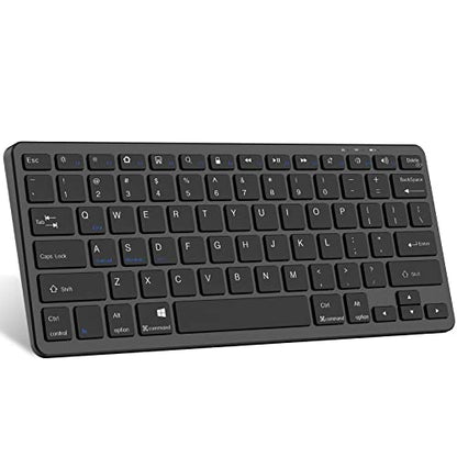 TaIYanG Bluetooth Keyboard for iPad Wireless Keyboard Compatible with iPad A16 11th 10th Generation, 10.2(9th/8th/7th Gen), Air/Pro/Mini and All Bluetooth Devices (Black) - color: Black