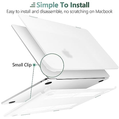 for MacBook Air 15 Inch Case M5 M4 M3 M2 (2026-2023) A3448 A3241 A3114 A2941, Protective Hard Shell Cover Compatible with Touch ID & Liquid Retina Display - Matte Clear - color: Matte Clear