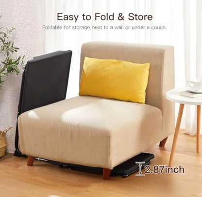 HUANUO Adjustable TV Tray Table - Foldable TV Tray with 6 Height & 3 Tilt Angle Adjustments, TV Dinner Tray with Cup Holder for Couch, Bed, Sofa and Chair (Black) - color: Black