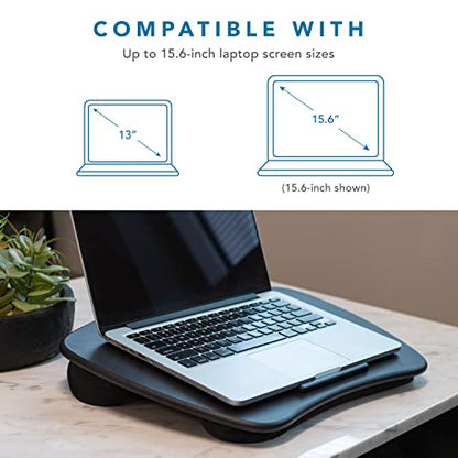 LAPGEAR Basic Lap Desk – Black, Fits 15.6” Laptops - color: Black