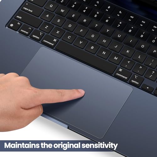 2 Pack MacBook Air 15 TrackPad Protector Cover for 2026-2023 MacBook Air 15.3 M5 M4 M3 M2 Chip A3448 A3241 A3114 A2941, Anti-Scratch Touch Pad Skin Accessories - size: 2026-2023 MacBook Air 15"