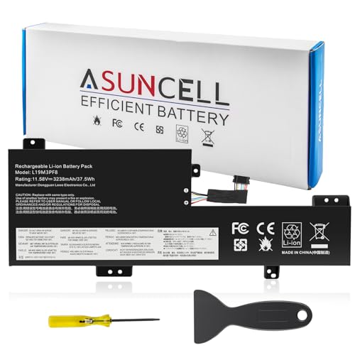 L19C3PF8 L19M3PF8 Laptop Battery Replacement for Lenovo Ideapad Flex 3-11IGL05 3-11ADA05 3-11IGL05 82B2 82B2002DID 82G4 82G4003KTW Series 5B10X02593 5B10X02604 SB10X02592 SB10X02595 11.58V 37.5Wh - size: L19C3PF8 14.76 × 5.12 × 0.98 in