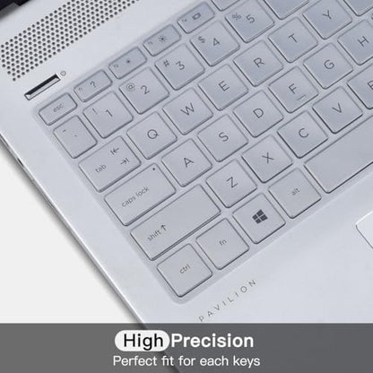 Keyboard Cover for HP Laptop 15.6 15-dw 15-dy 15-da/db 15-ef 15-bs/bw 15t 15z 15t-dy200 15t-dw300 15-db0011dx/HP Pavilion x360 15.6"/HP Envy 17 17.3 17t 17M 17-by 17-bs 17-bw/ca Keyboard Skin, Clear - color: Clear