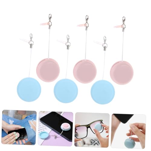 Ipetboom 6pcs Portable Lens Multi-Purpose Eyeglasses Phone and Camera Screen Cleaning Tools in and Compact Lightweight Dirt and Stain Removal