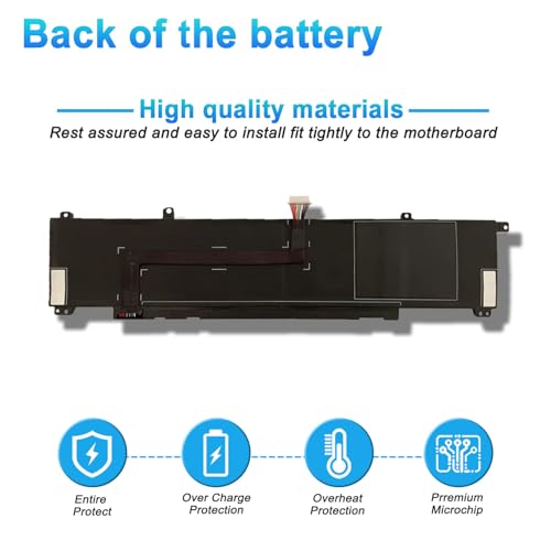 WK04XL M39179-005 Battery for HP OMEN 16-b 16-c HP Victus 16-e 16-d 15-f Series Victus 16-D0001UR 16-D0023DX 16-D1113TX 16-E0005UA 16-E0029UR 16-E0194NW Notebook 15.4V 70.07Wh 4323mAh - size: 8.85*4.25*0.33inch WK04XL