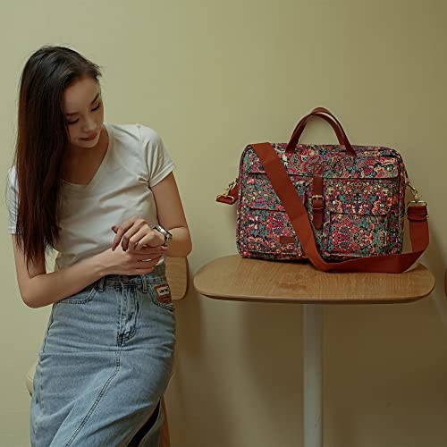 Baosha Multicoloured 17inch Laptop Computer Bag Messenger Bag Briefcase for Women BC-07 - color: Hs