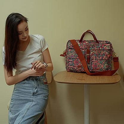 Baosha Multicoloured 17inch Laptop Computer Bag Messenger Bag Briefcase for Women BC-07 - color: Hs