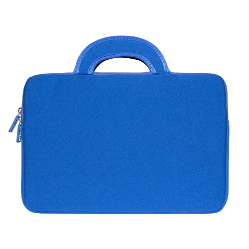 amCase Chromebook Case-11.6 to 12 inch Neoprene Sleeve with Handle-Blue | Travel laptop bag - color: Blue, size: 11.6 to 12 inch