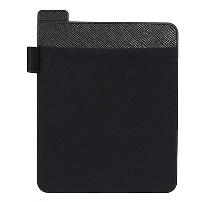 Worparsen Laptop Mouse Storage Bag with Reusable Adhesive，Mouse Holder for Wireless Mouse，Self-Adhesive Mouse Headset Storage Bag for Portable External USB Cable Computer Accessories Black