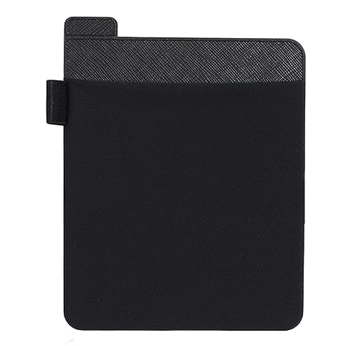 Worparsen Laptop Mouse Storage Bag with Reusable Adhesive，Mouse Holder for Wireless Mouse，Self-Adhesive Mouse Headset Storage Bag for Portable External USB Cable Computer Accessories Black