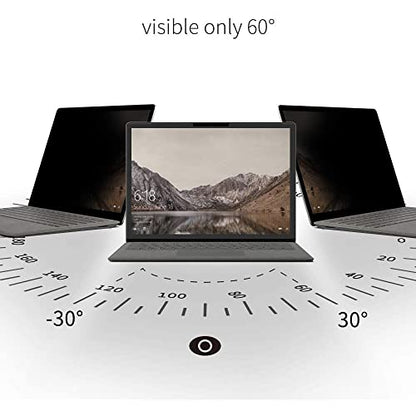 FILMEXT Privacy Screen Protector for Microsoft Surface Laptop 3/4/5th Gen 15 inch Model 1952 1953 1978 1979 1873 1872, Full Removable Surface Laptop Privacy Screen 15" Anti-Spy Anti-Glare Blue Light Filter