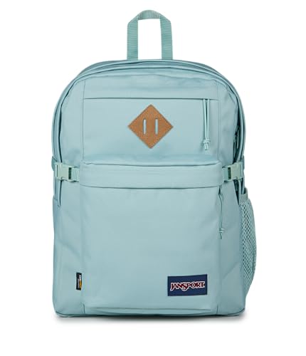 JanSport Main Campus Backpack - Travel or Work Backpack with 15-Inch Laptop Sleeve and Dual Water Bottle Pockets, Faded Sage - color: Faded Sage