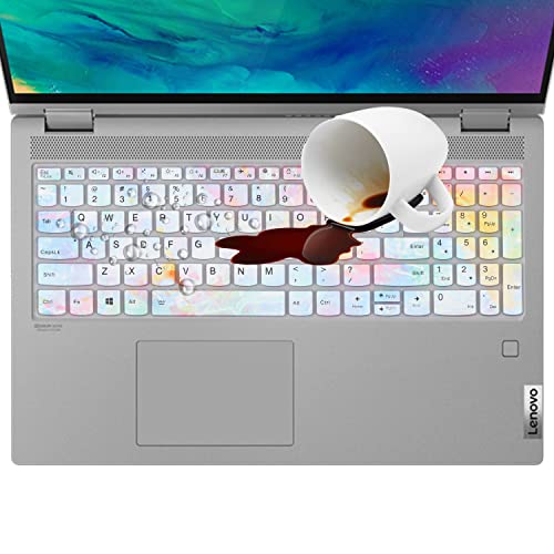 Keyboard Cover for Lenovo Yoga 7i 15.6" 16", Ideapad 3/Idepad 3i/Ideapad 5/Ideapad 5 15.6 17.3, Lenovo Flex 5 15.6, Yoga Slim 7 15, ideaPad Slim 7 15.6, ThinkBook 15/15P G2 G3 G4 - color: Colors
