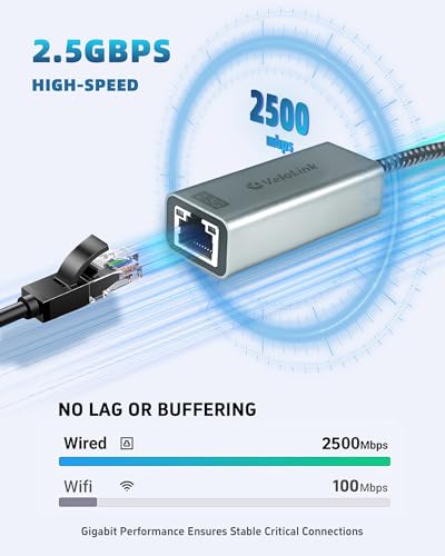 USB A/C to Ethernet Adapter,Ethernet to USB,USBA to RJ45 for Nintendo Switch 2,Gigabit Ethernet Adapter, LAN Network for Laptop, MacBook,Chromebook,Surface, Desktop,PC and More (USB A+C 2.5G) - size: USB A+C 2.5G