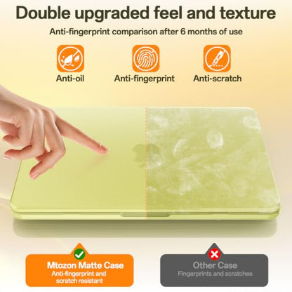 Case Compatible with MacBook Neo 13 inch 2026 (Model A3404), Scratch Resistant Protective Hard Shell Cover, Matte Citrus - color: Matte Citrus