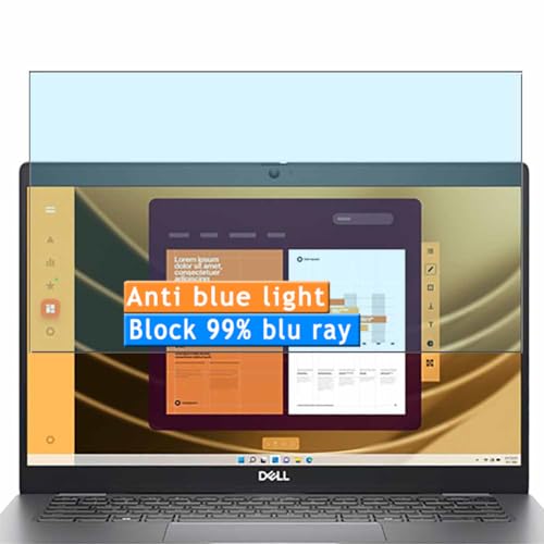 Vaxson 2-Pack Anti Blue Light Screen Protector, compatible with Dell Latitude 5000 5350 13.3" Laptop TPU Film Protectors Sticker [ Not Tempered Glass ]