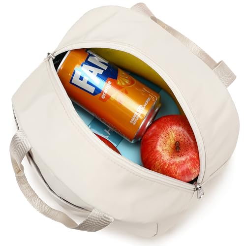 abshoo School Backpack for Girls Bookbag with Lunch Bag Teen Girls School Bag Travel Daypack (Beige) - color: Beige