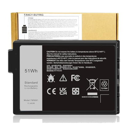 7WNW1 GK3D3 Laptop Battery Compatible with Dell Latitude 5424 5420 Rugged 7424 Extreme P85G P86G P137G P137G001 P137G002 P85G001 P86G001 Series DMF8C 0DMF8C 6NNCF DP3KF DMF0C 07WNW1 0GK3D3 451-BCHV - size: 4.84*3.43*0.63inch