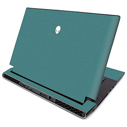MightySkins Skin for Alienware M15 R2 (2019) - Solid Teal | Protective, Durable, and Unique Vinyl Decal Wrap Cover | Easy to Apply, Remove, and Change Styles | Made in The USA (ALWM15R219-Solid Teal) - color: Solid Teal