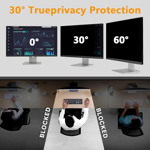 【20 Pack】 20 Inch Privacy Screen Protector for 16:9 Widescreen Monitors Desktop Anti-Glare Blue Light Filter Anti-Spy Film Relieves Eye Strain Easy Install - color: 20''Computer Privacy Screen(16:9), size: [20 Pack]