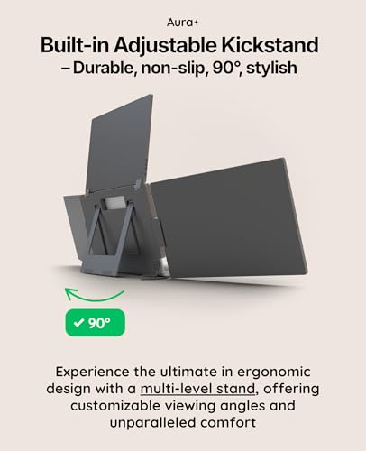 | Triple Boost Pro 15.6" | Portable Monitor Extender | Full Aluminum | Quad Screens | 3x 15.6 FHD 1080P HDR IPS | USB-C & USB-A | Compatible Laptops 11"-18" Windows MacOS - size: 3x 15.6" Full HD