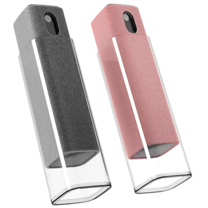 EVEO Car Screen Cleaner Spray and Wipe -2-in-1 iPad Accesories Laptop screen cleaner, New Car Essentials - Touchscreen Cleaner for tesla, Laptop, Computer, MacBook and More - 2 Pack (Grey & Rose Gold) - color: Grey & Rose Gold