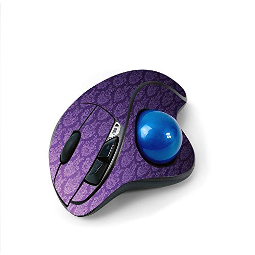 MightySkins Skin for Logitech M570 Wireless Trackball Mouse - Antique Purple | Protective, Durable, and Unique Vinyl Decal wrap Cover | Easy to Apply, Remove, and Change Styles | Made in The USA