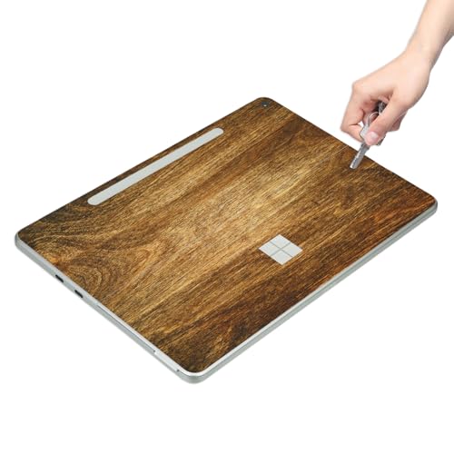Protective Cover Skin Decal Sticker for Surface Pro 12" [Wood Texture] | Easy Bubble-Free Apply, 2025 Copilot PC, Matte Finish, Anti-Scratch, Anti-Fingerprint, Residue-Free, Full Body Vinyl Wrap - color: Wood Texture, size: Surface Pro 12"