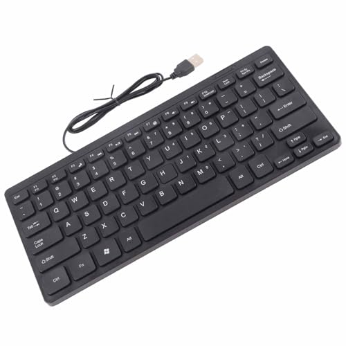 KIMISS K1000 Portable Mini Keyboard, USB Wired & Multimedia Kaypad, Compact LapAccessories, Computer Parts