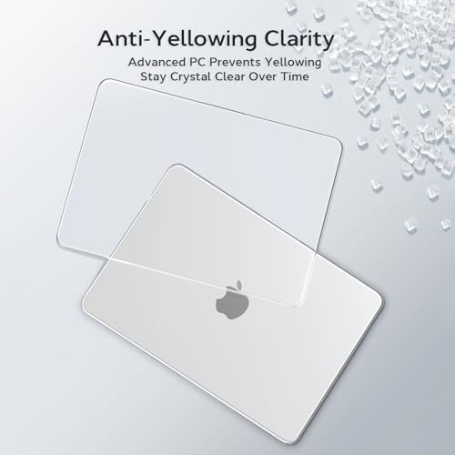 B BELK for MacBook Neo Case 13 inch 2026 Release Model A3404, Crystal Clear | Scratch Resistant Protective Hard Shell for Mac Neo Case with Keyboard Cover & Screen Protector, Lightweight, Easy Snap-On - color: Crystal Clear