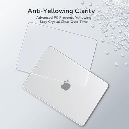 B BELK for MacBook Neo Case 13 inch 2026 Release Model A3404, Crystal Clear | Scratch Resistant Protective Hard Shell for Mac Neo Case with Keyboard Cover & Screen Protector, Lightweight, Easy Snap-On - color: Crystal Clear