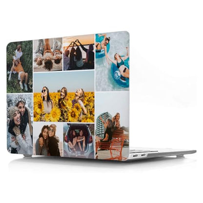 Personalized Custom Picture Case for MacBook Pro 16 inch, Compatible with Apple Mac Pro 16 in 2020 2019 Model A2141, Customize Collage Photos Plastic Laptop Hard Shell Snap On Cover,Crystal Clear - color: style 12, size: Pro 16 in A2141
