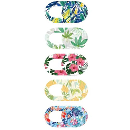 TENOC Webcam Cover, Camera Privacy Cover Slide for Laptop/Cell Phone/iPad/PC/Tablet, Protect Your Privacy and Security, 5 Pcs, Flower - color: Flower