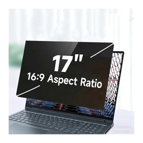 Easy to Install for 16:9 Aspect Ratio - Anti-Glare Blue Light Filtering, Eye Protection Removable Anti-Scratch Privacy Shield Screen 14in Reusable(17inch/34x27.3 cm) - size: 17inch/34x27.3 cm