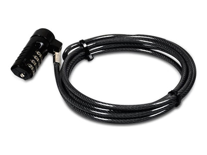Port Designs Security Cable Combination Lock Laptops, Desktops, Monitors Other Devices, Black - style: Combination Lock